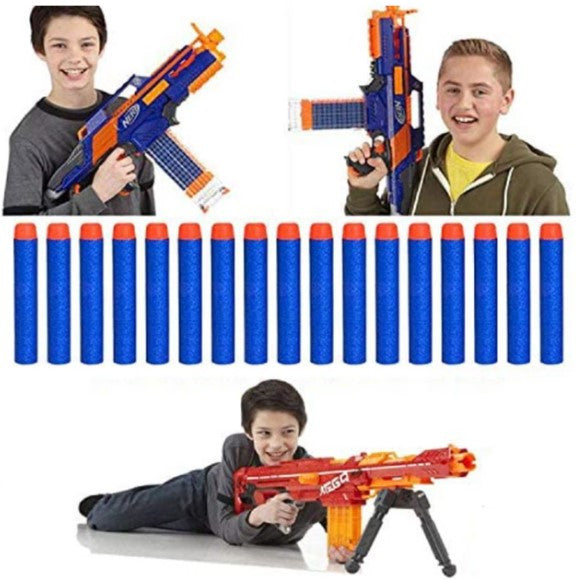 200/pack Nerf Gun Bullets Round Head Refill Darts Blasters